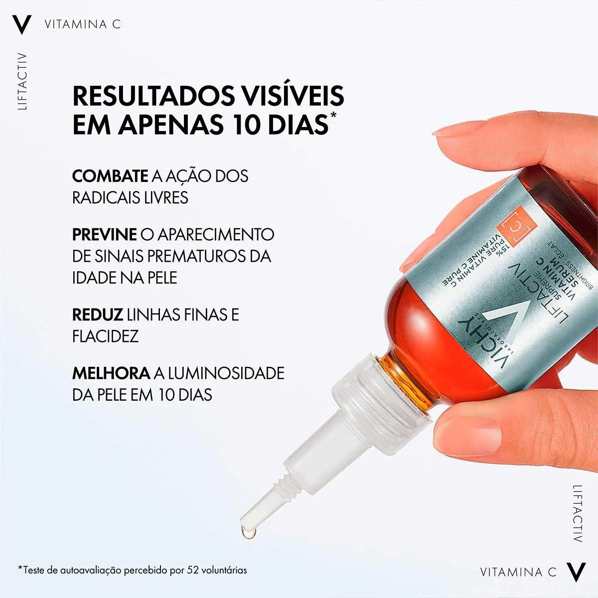 Sérum Facial Vitamina C Liftactiv Supreme Corretor de Sinais e Antioxidante Vichy | 20ml