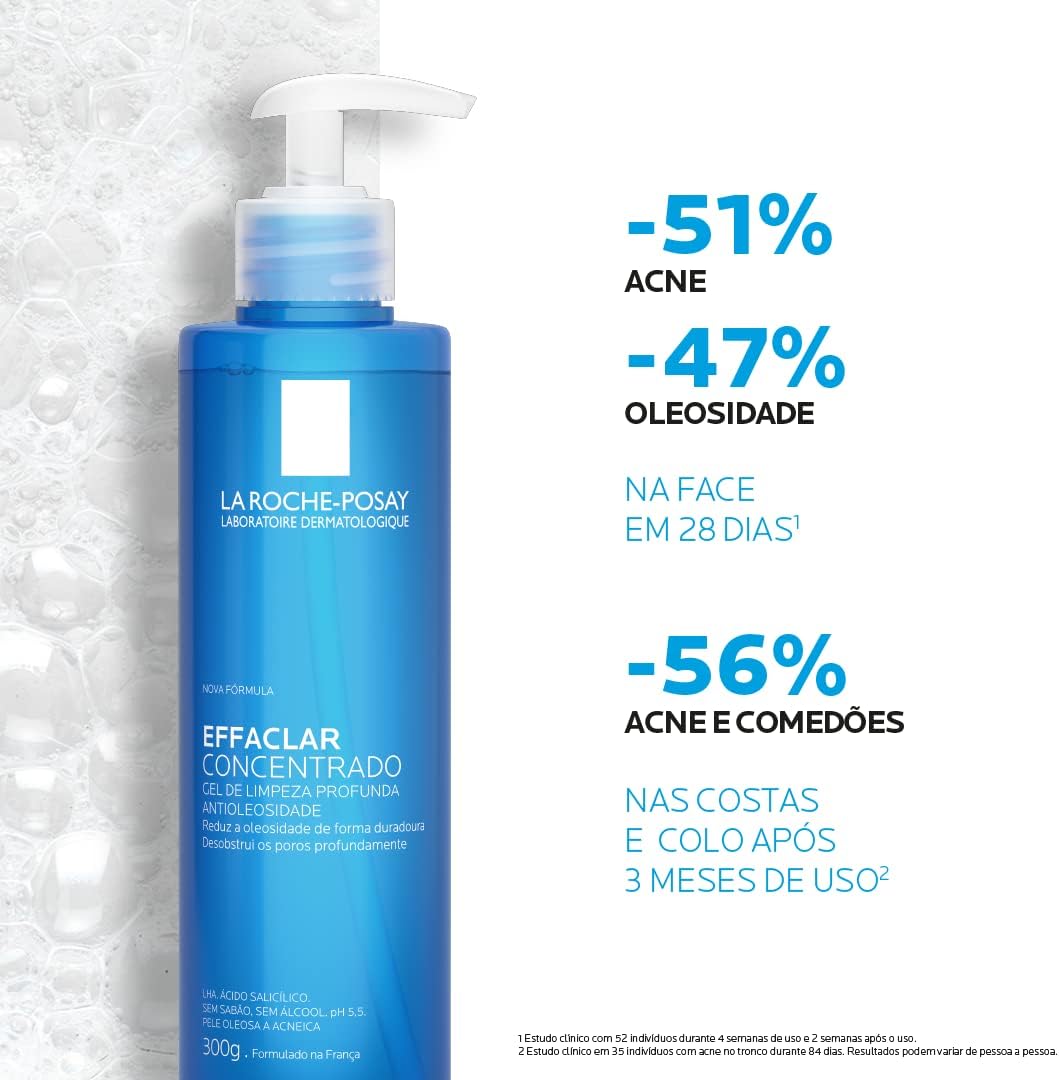 Gel de Limpeza Facial La Roche Posay Effaclar Concentrado | 300g