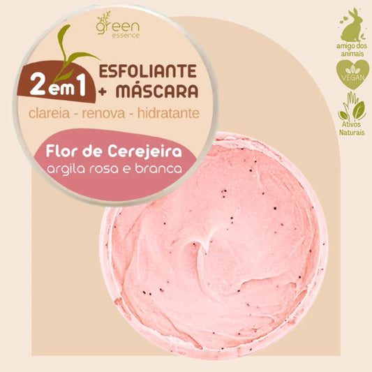 Esfoliante Corporal Clareador e Hidratante com Argila Vegano | 150g
