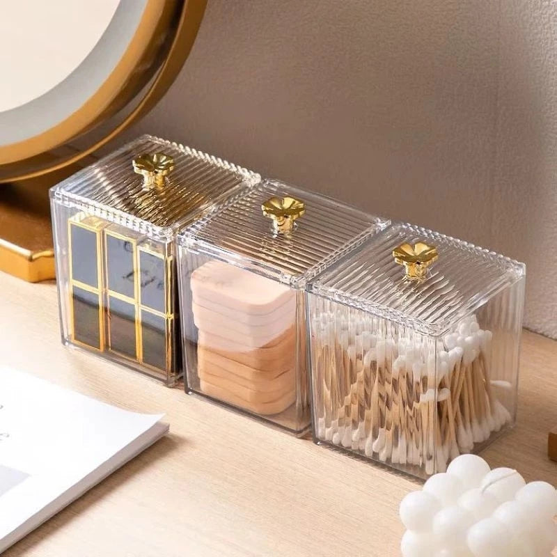 Kit Organizador Multiuso – Skincare, Maquiagem e Acessórios | 3 Peças