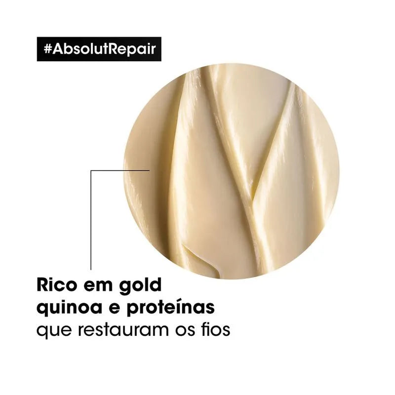 Máscara de Reparação L'Oréal Professionnel Serie Expert Absolut Repair Gold Quinoa | 250g