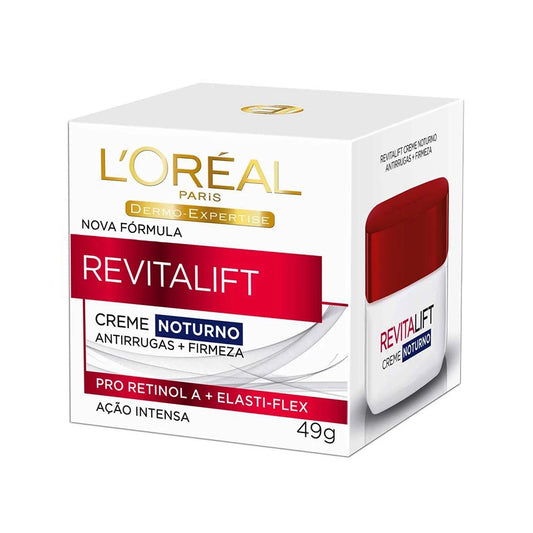 Creme Facial Redutor de Linhas L'Oréal Paris Revitalift Pro-Retinol Noturno | 49g
