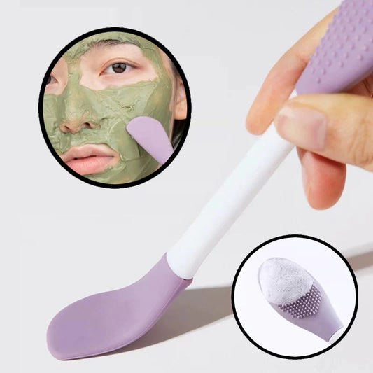 Kit Pincel de Silicone para Máscara Facial e Esfoliação