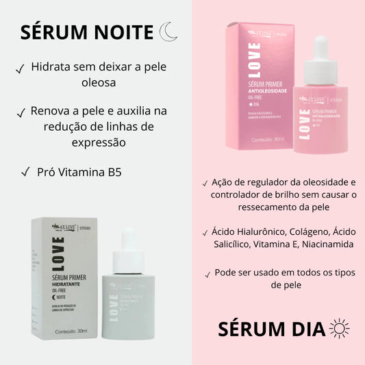 Kit Skincare Rosa Mosqueta Cuidados Diários Noite e Dia