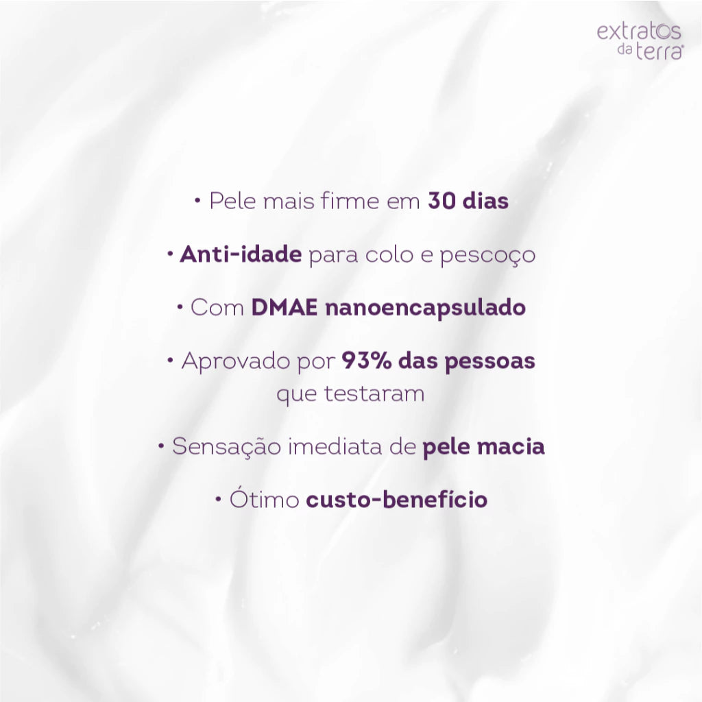 Creme Firmador de Colo e Pescoço Extratos da Terra | 50g