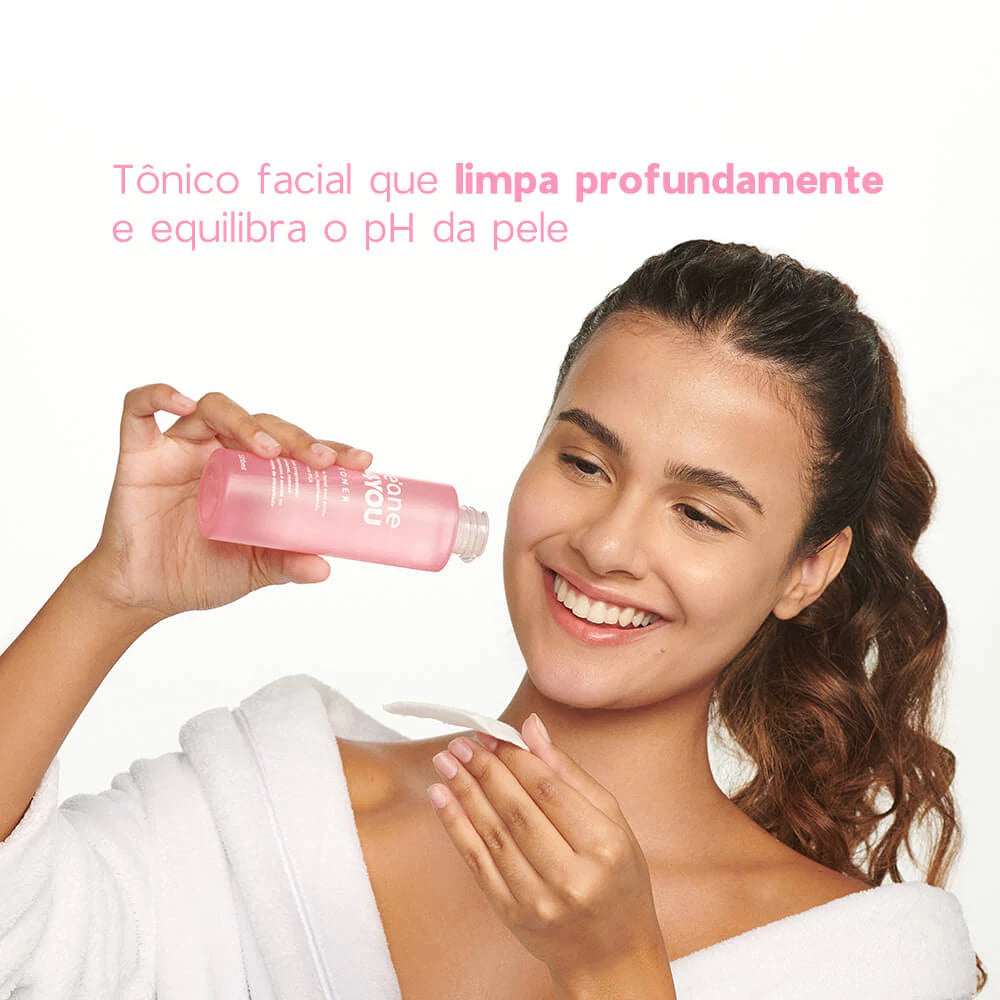 Tônico Facial Océane 4 You Toner com Ácido Salicílico | 120ml