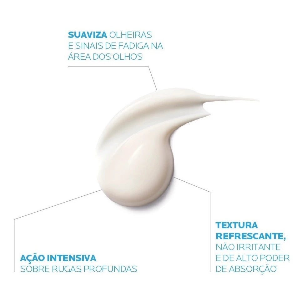 Creme La Roche-Posay Redermic Redutor de Linhas para Área dos Olhos | 15ml