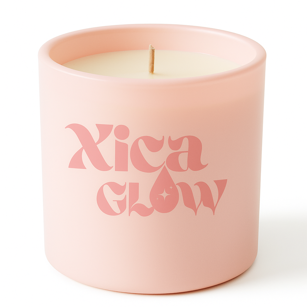 Vela Aromática Perfumada Xica Glow Premium Vários Aromas | 110g