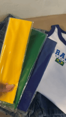 Faixa de Cabelo Brasil Copa 2026 Beleza e Torcida Xica Glow