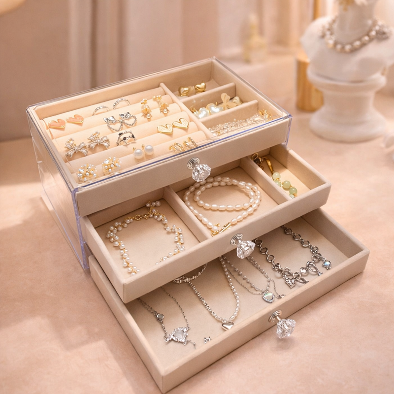 Porta Joias Acrílico Luxo