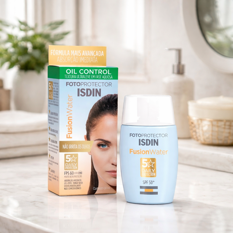 Protetor Solar Facial FPS60 Oil Control Toque Seco ISDIN | 50ml