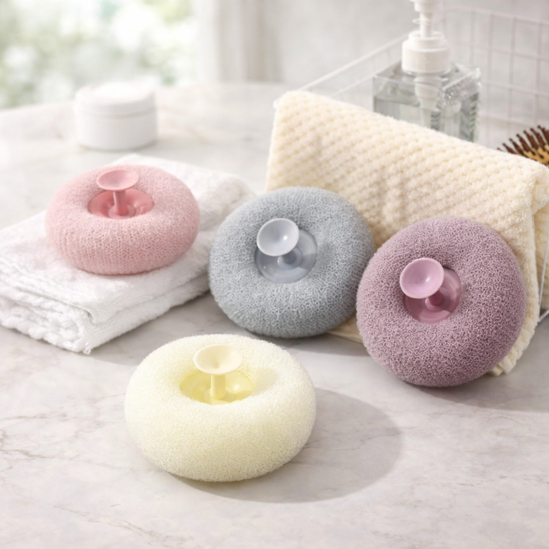 kit 3 Esponjas Esfoliantes Corporal