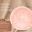 Esfoliante Corporal Clareador e Hidratante com Argila Vegano | 150g