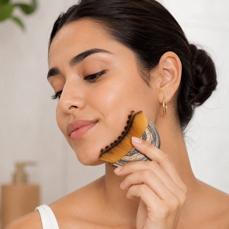Escova Facial Drenagem Linfática Modeladora