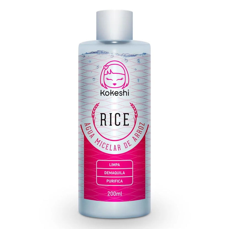 Rice Agua Micelar e Demaquilante Kokeshi Cosméticos | 200ml