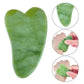 Massageador Facial Roller Pedra Gua Sha Jade Anti Rugas