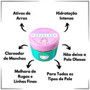 Creme Hidratante Facial Pele de Porcelana Kokeshi Rosa Mosqueta e Extrato de Arroz | 30g