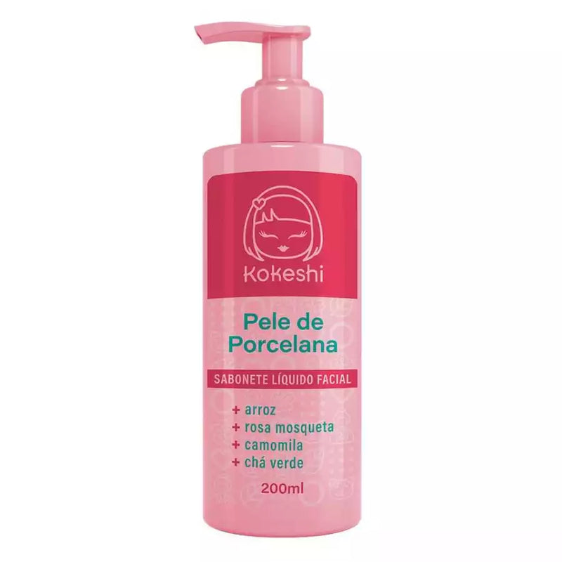 Sabonete Líquido Facial Pele de Porcelana Kokeshi | 200ml