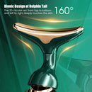 Massageador Facial 3 em 1 – Microcorrente, Vibração Sônica e Luz LED Antirrugas