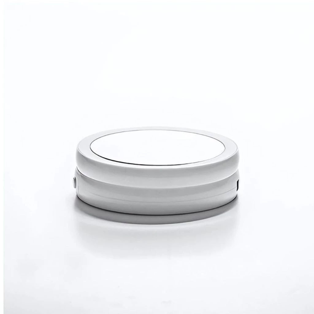 Espelho de Maquiagem LED 360º Portátil Redondo