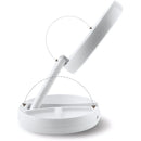 Espelho de Maquiagem LED 360º Portátil Redondo