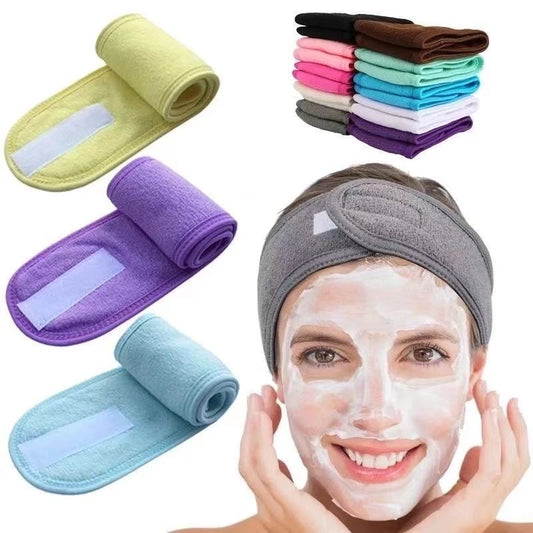 Kit 3 Faixas de Cabelo Multifuncionais para Skincare, Maquiagem e Esporte